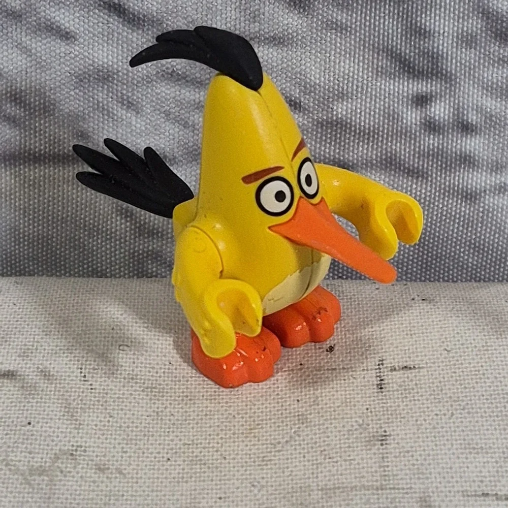 LEGO Minifigure Angry Birds Biker Pig And Yellow Bird